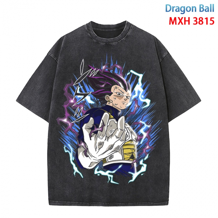 DRAGON BALL Anime peripheral pure cotton washed and worn T-shirt from S to 4XL MXH-3815