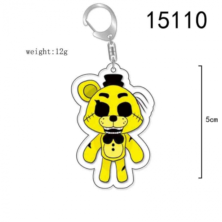 Five Nights at Freddys Anime Acrylic Keychain Charm price for 5 pcs 15110