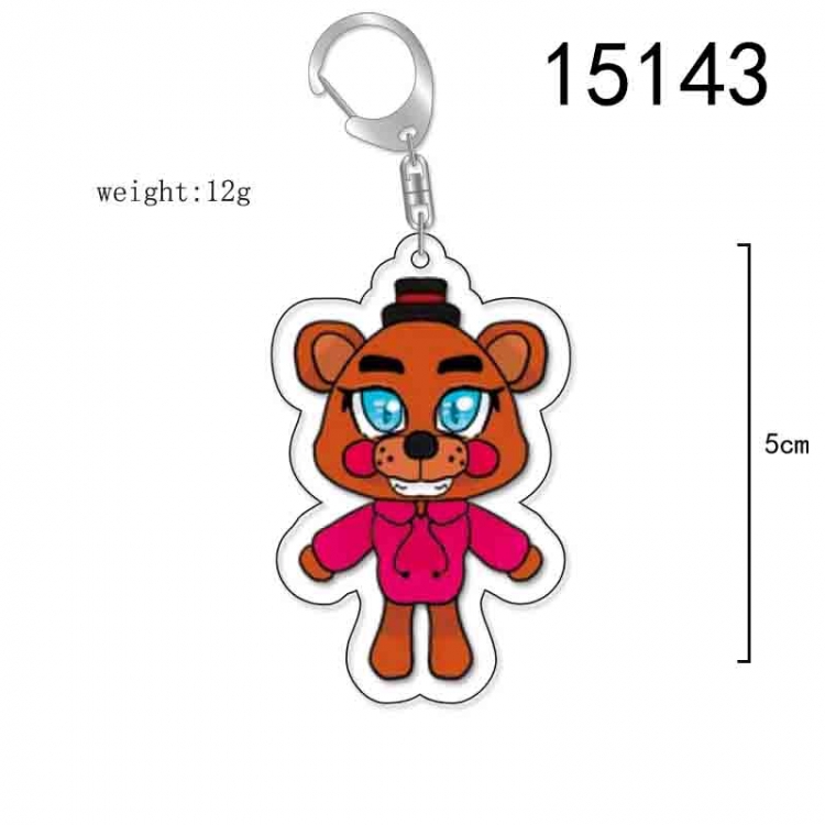 Five Nights at Freddys Anime Acrylic Keychain Charm price for 5 pcs 15143