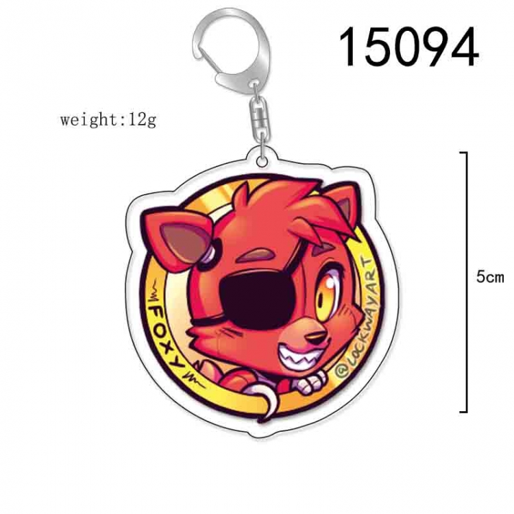 Five Nights at Freddys Anime Acrylic Keychain Charm price for 5 pcs 15094