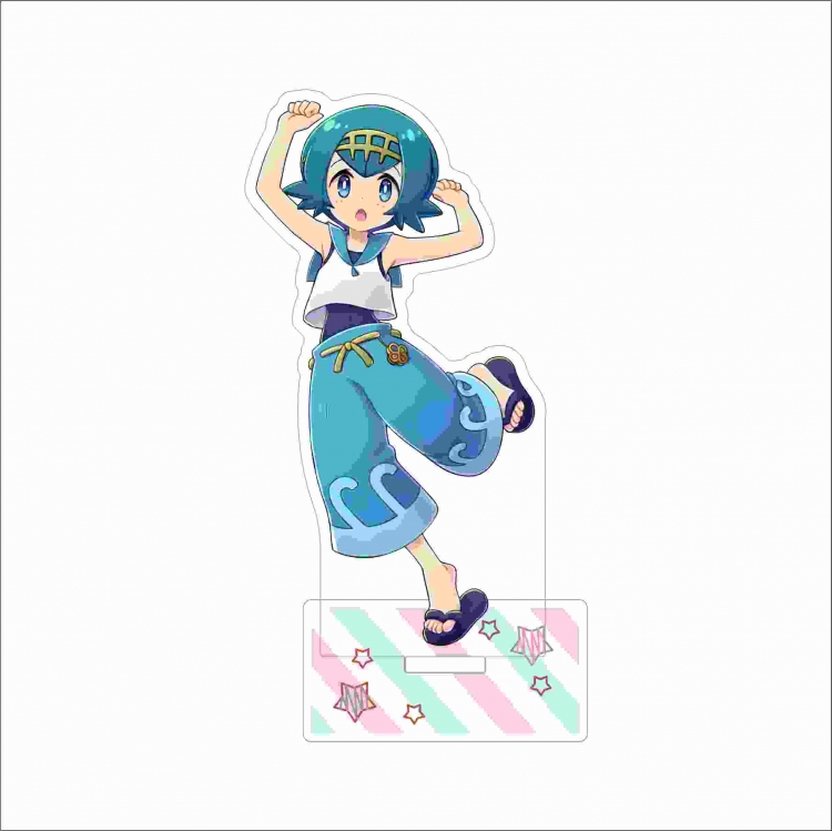Pokemon Anime characters acrylic Standing Plates Keychain 15cm