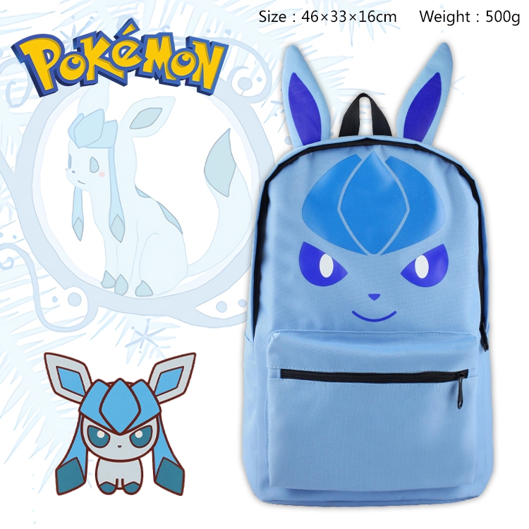 Pokemon Anime Backpack Outdoor Travel Bag 46X33X16cm 500g