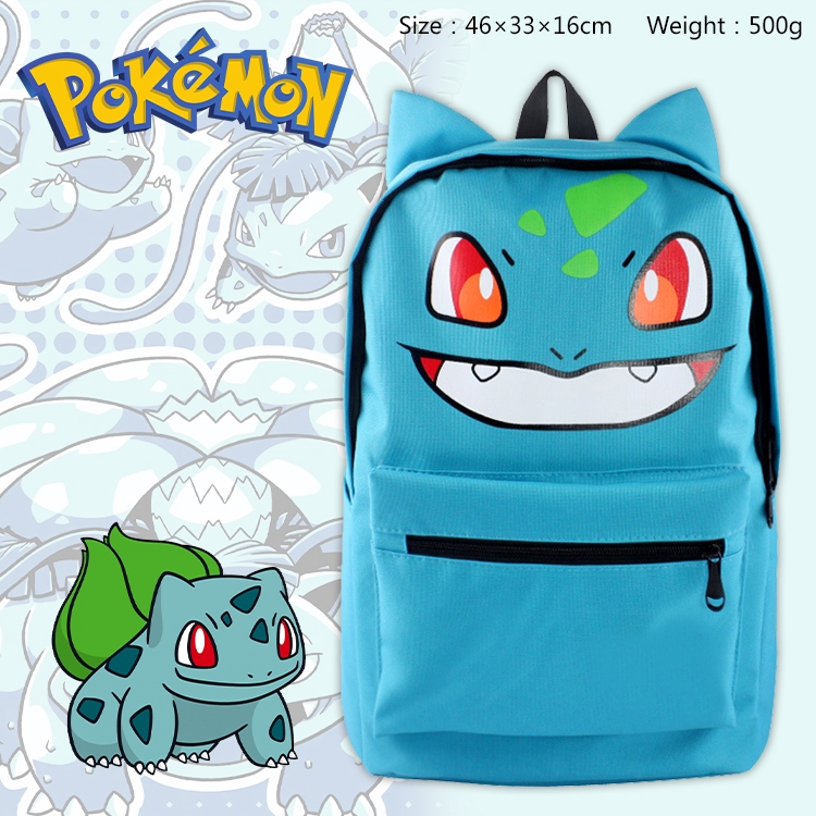 Pokemon Anime Backpack Outdoor Travel Bag 46X33X16cm 500g