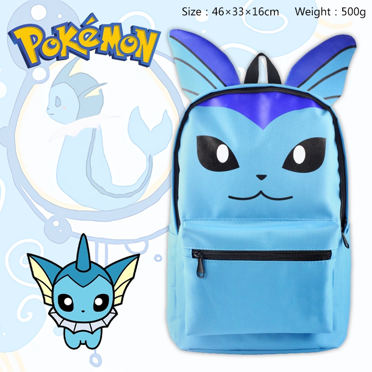 Pokemon Anime Backpack Outdoor Travel Bag 46X33X16cm 500g