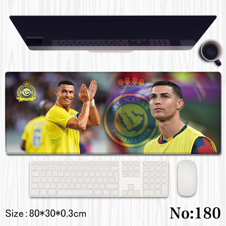 C Luo peripheral computer mouse pad office desk pad multifunctional pad 80X30X0.3cm