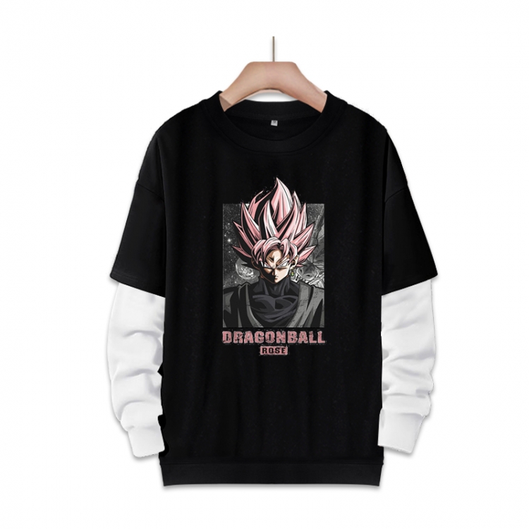 DRAGON BALL Anime fake two-piece thick round neck sweater from S to 3XL