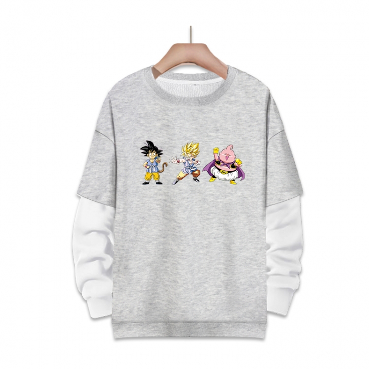 DRAGON BALL Anime fake two-piece thick round neck sweater from S to 3XL
