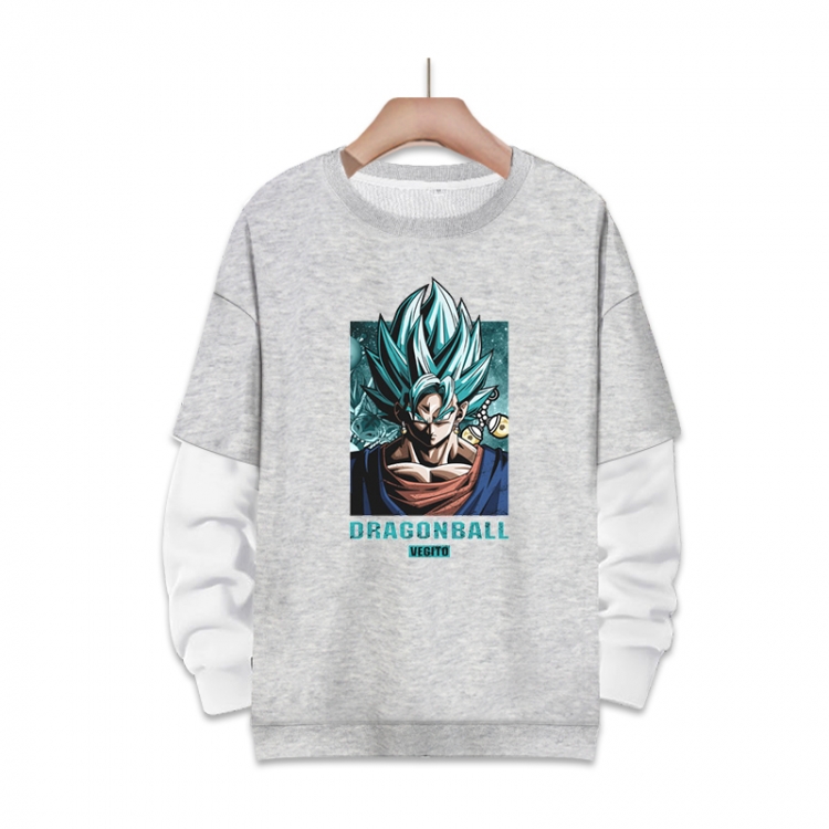 DRAGON BALL Anime fake two-piece thick round neck sweater from S to 3XL