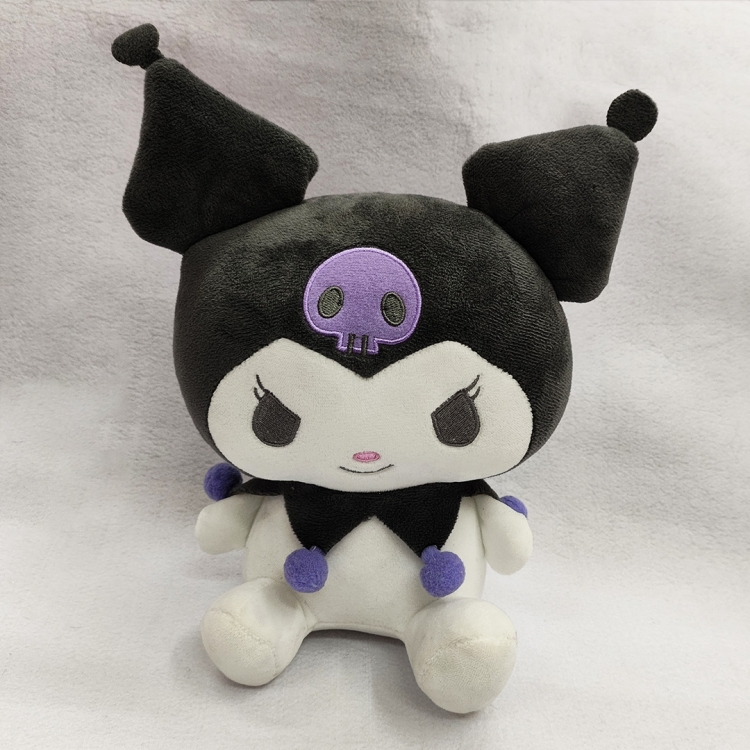 Kuromi Anime surrounding plush toy doll 25CM  price for 12 pcs