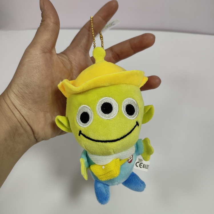 Three eyed cub Animation peripheral plush toy doll pendant 12CM