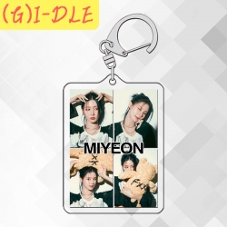 (G)I-DLE star ring acrylic pen...