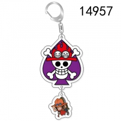 One Piece Anime Acrylic Keycha...