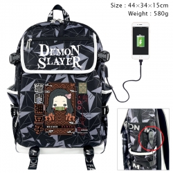 Demon Slayer Kimets Anime gray...