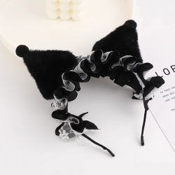 Kuromi Cartoon plush hair hoop...