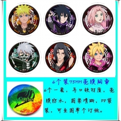 Naruto Anime round Badge Brigh...
