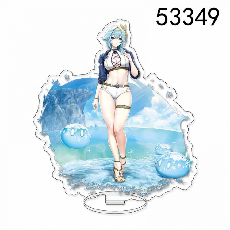 Genshin Impact Anime characters acrylic Standing Plates Keychain 15CM 53349