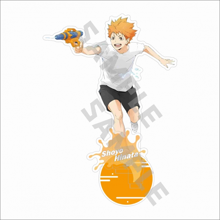 Haikyuu!! Anime characters acrylic laser Standing Plates Keychain