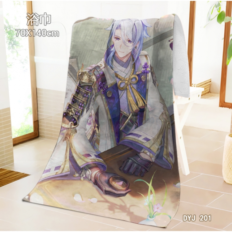 Genshin Impact Anime surrounding towel large bath towel 70X140cm DYJ201