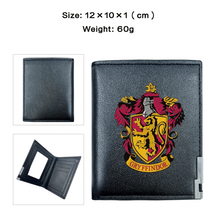 Harry Potter Anime printing 20% off PU short wallet with zero wallet 10x12x1cm