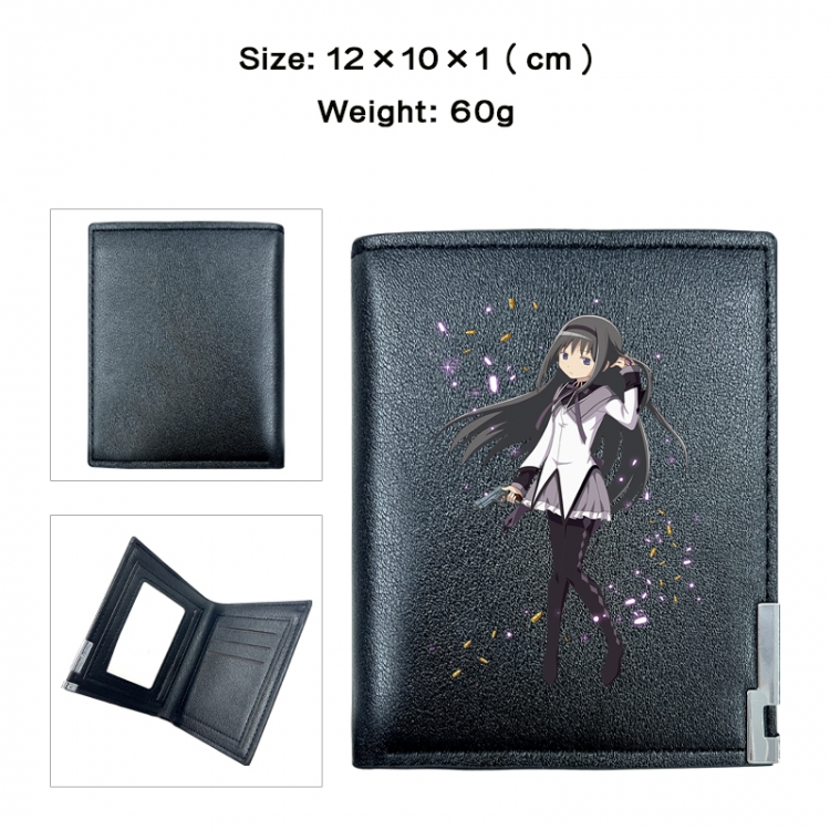 Magical Girl Madoka of the Magus Anime printing 20% off PU short wallet with zero wallet 10x12x1cm