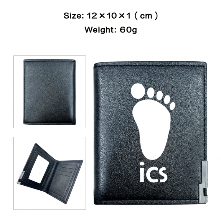 Haikyuu!! Anime printing 20% off PU short wallet with zero wallet 10x12x1cm