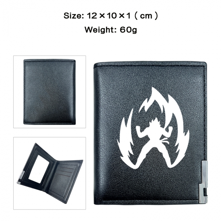 DRAGON BALL Anime printing 20% off PU short wallet with zero wallet 10x12x1cm