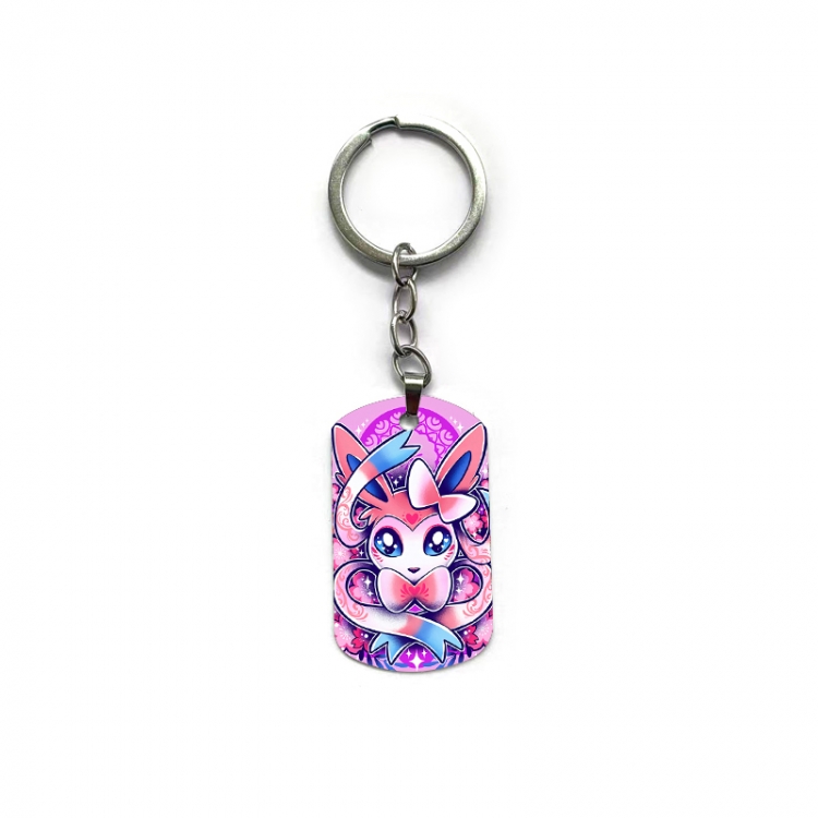 Pokemon Anime double-sided full-color printed keychain price for 5 pcs