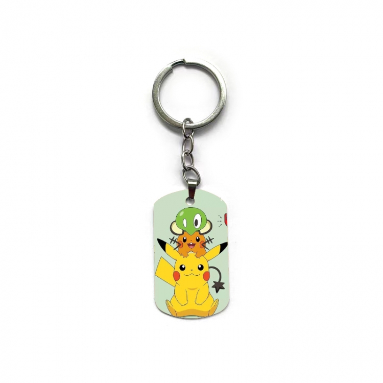 Pokemon Anime double-sided full-color printed keychain price for 5 pcs