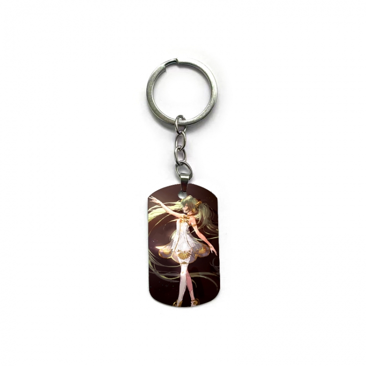 Hatsune Miku  Anime double-sided full-color printed keychain price for 5 pcs