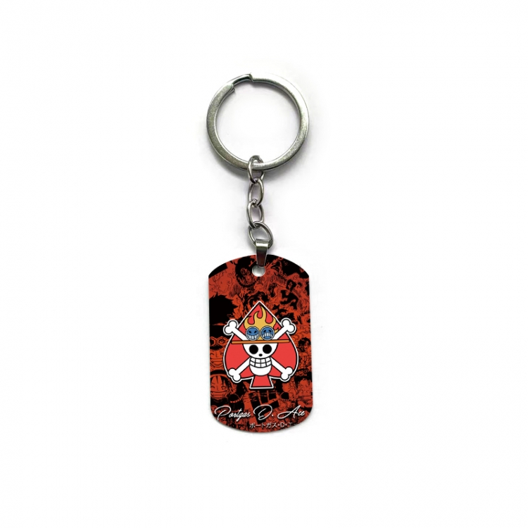 One Piece Anime double-sided full-color printed keychain price for 5 pcs
