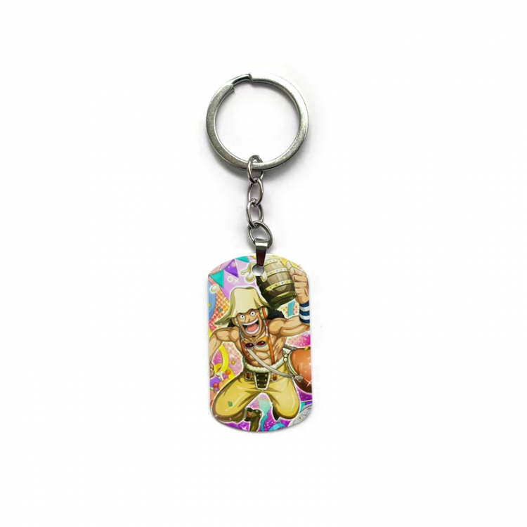 One Piece Anime double-sided full-color printed keychain price for 5 pcs