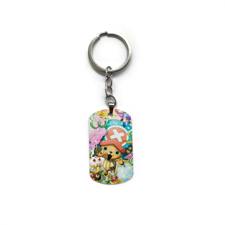 One Piece Anime double-sided full-color printed keychain price for 5 pcs