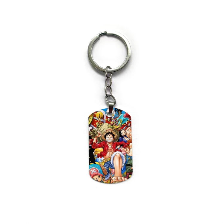 One Piece Anime double-sided full-color printed keychain price for 5 pcs