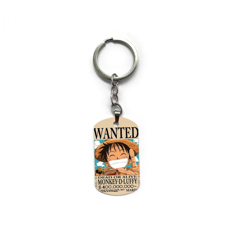One Piece Anime double-sided full-color printed keychain price for 5 pcs