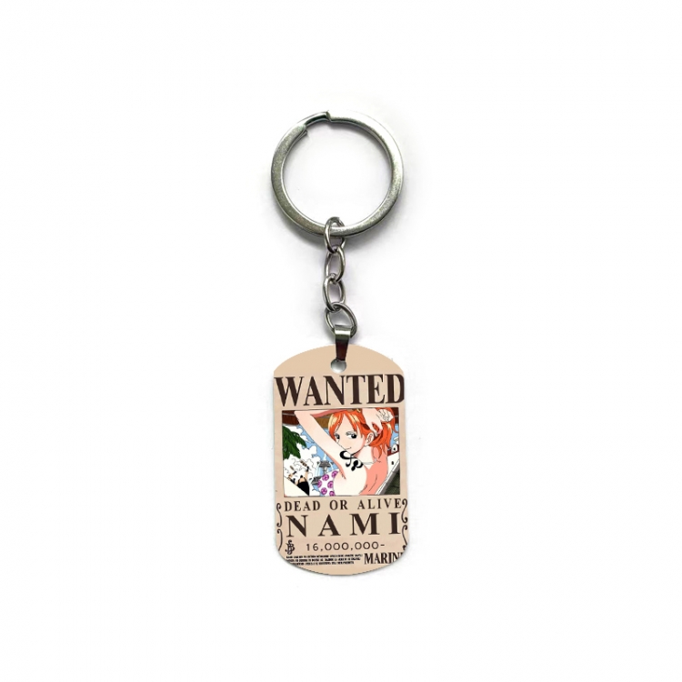 One Piece Anime double-sided full-color printed keychain price for 5 pcs