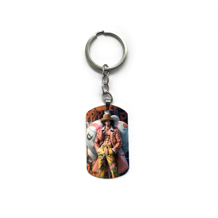 One Piece Anime double-sided full-color printed keychain price for 5 pcs