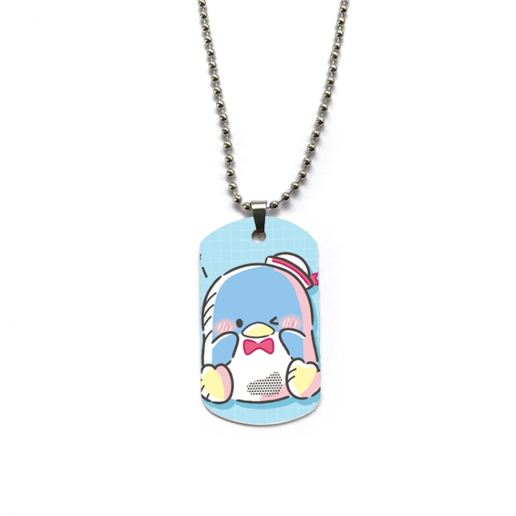 sanrio Anime double-sided full color printed military brand necklace price for 5 pcs