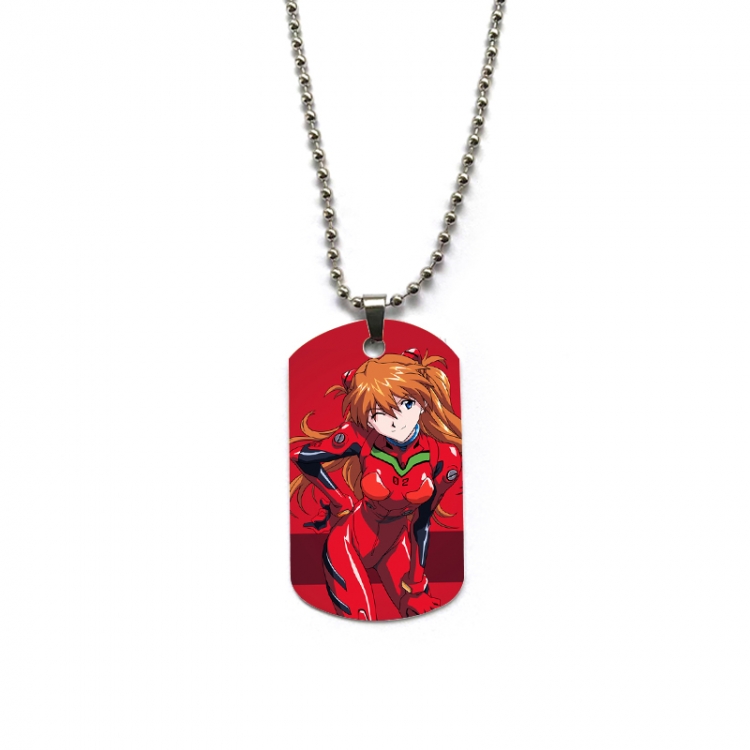 Hatsune Miku Anime double-sided full color printed military brand necklace price for 5 pcs