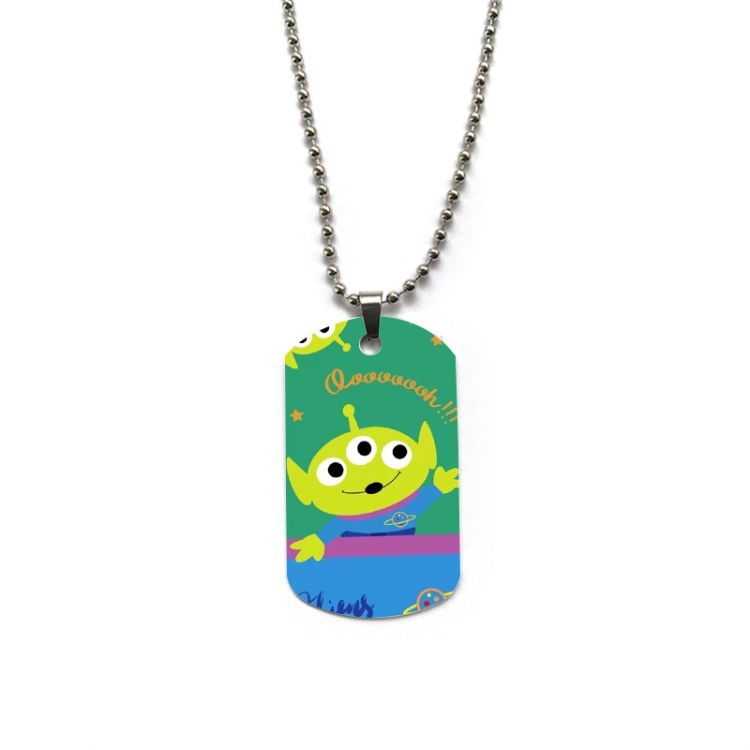 Disney Anime double-sided full color printed military brand necklace price for 5 pcs