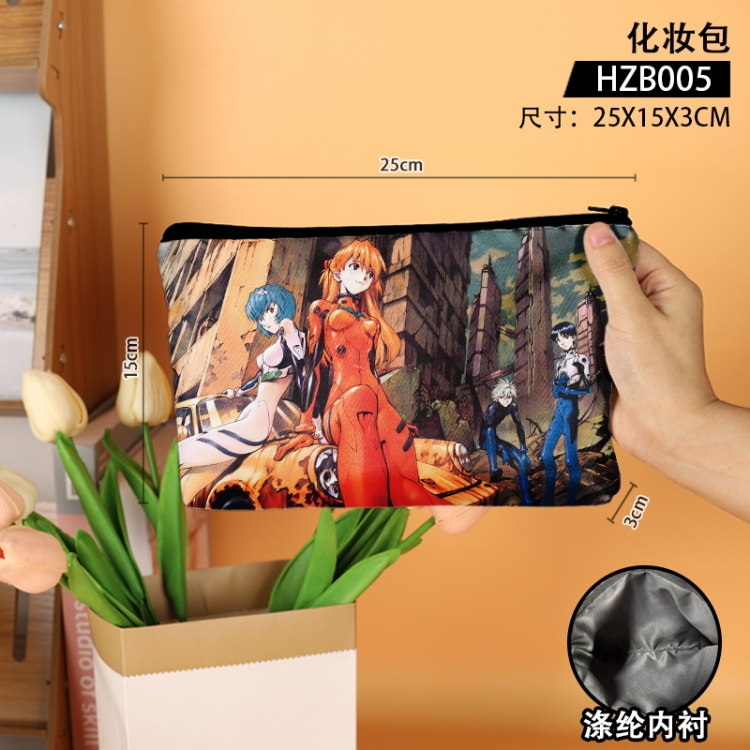 EVA Anime peripheral makeup bag file bag 25x15x3cm HZB005
