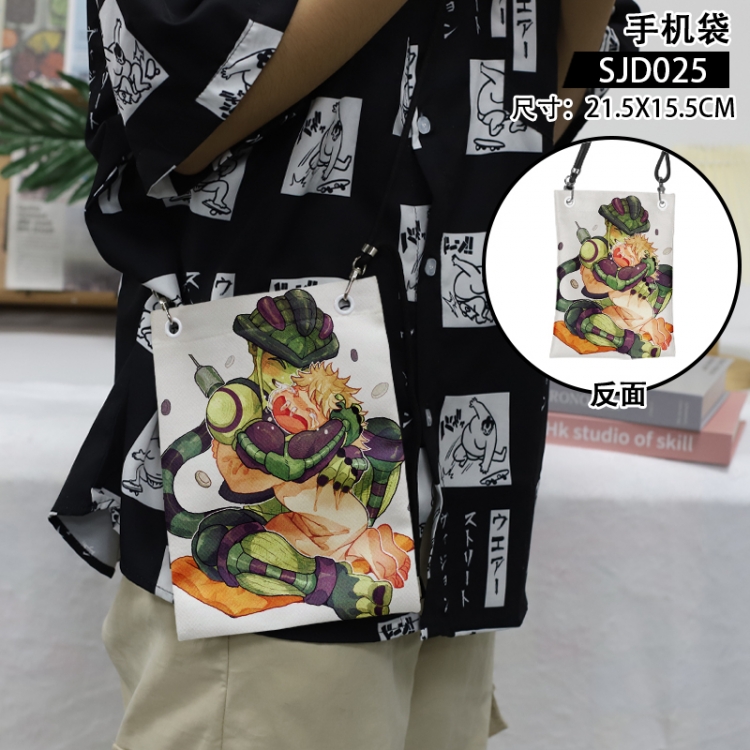 HunterXHunter Anime mobile phone bag diagonal cross bag 21.5x15.5cm SJD025
