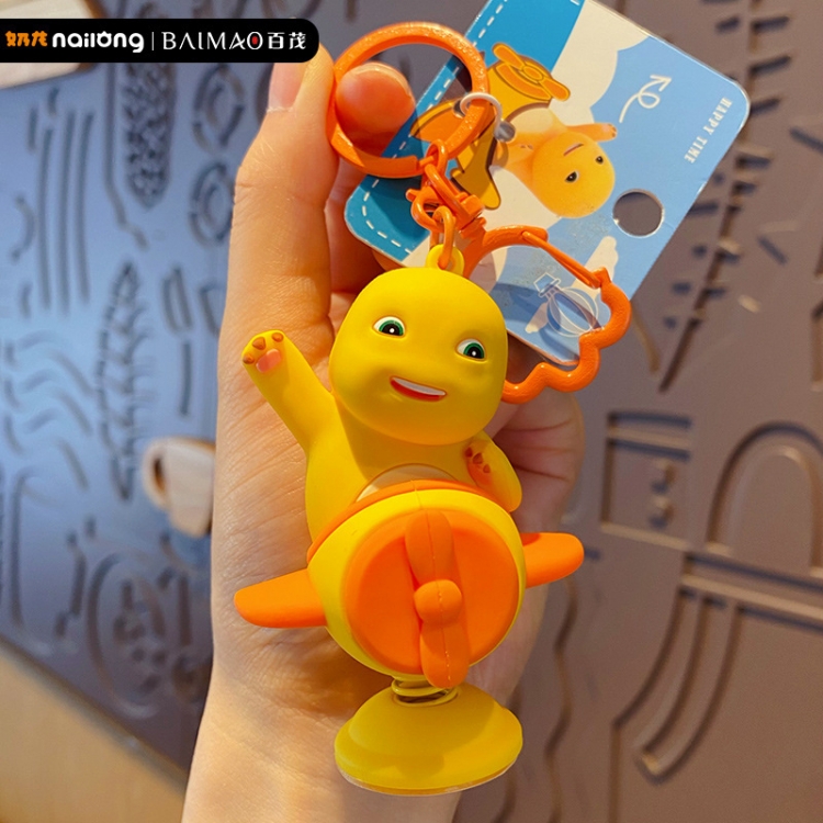 Spring rocking music 3D stereosc car keychain bag hanging accessories price for 5 pcs