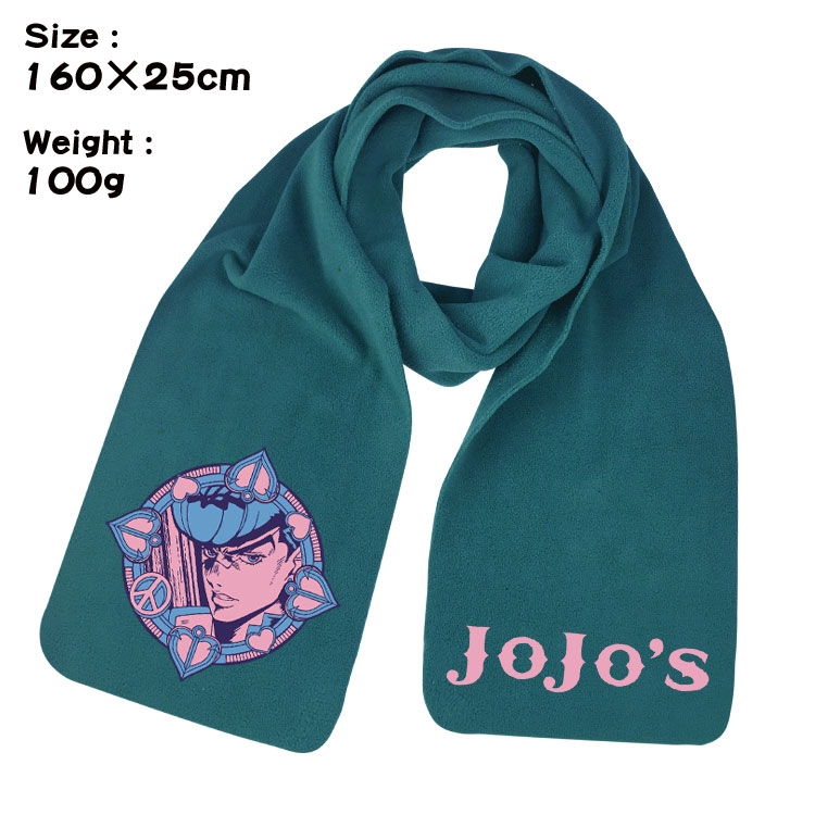 JoJos Bizarre Adventure Anime fleece scarf bib 160X25CM