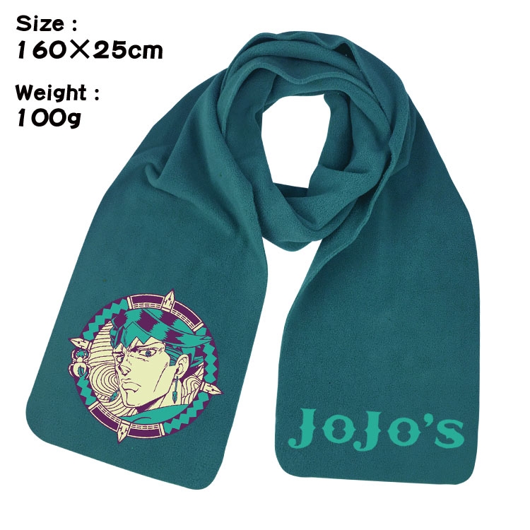 JoJos Bizarre Adventure Anime fleece scarf bib 160X25CM