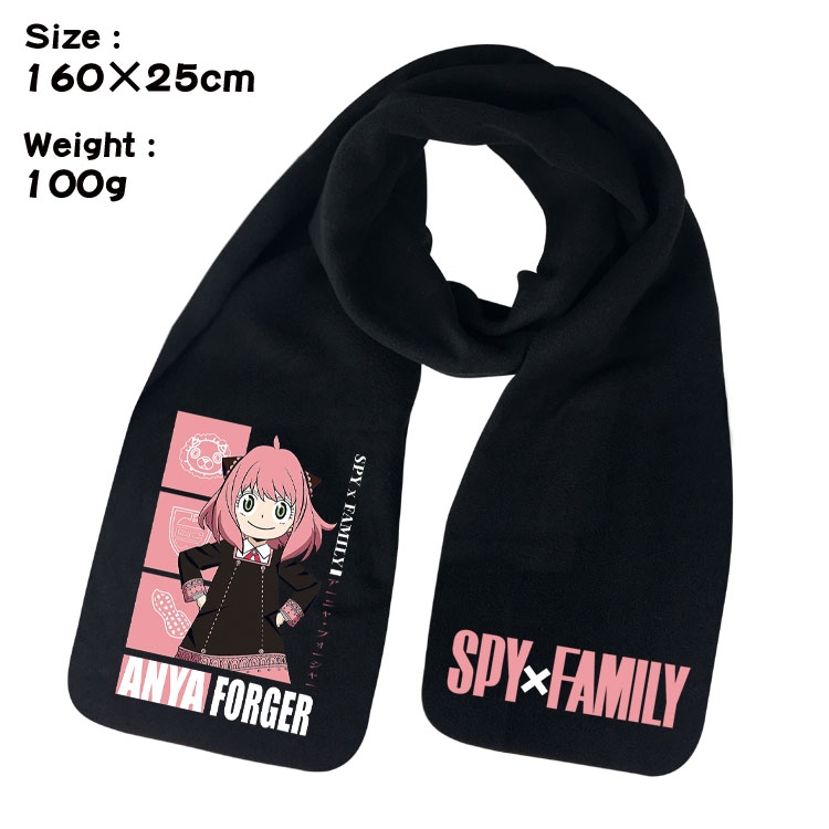SPY×FAMILY Anime full color high-quality fleece scarf 160X25CM