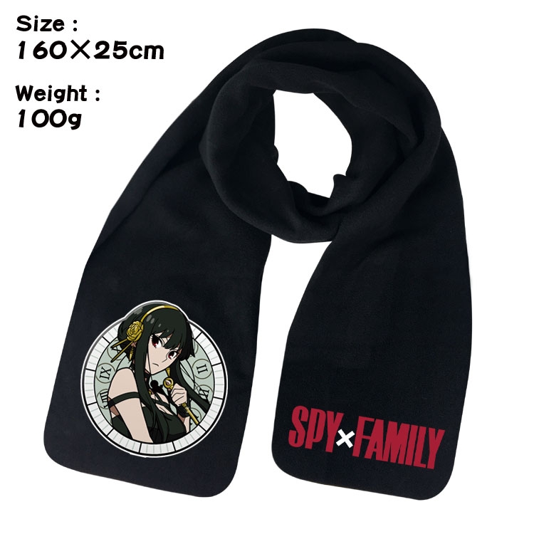 SPY×FAMILY Anime full color high-quality fleece scarf 160X25CM