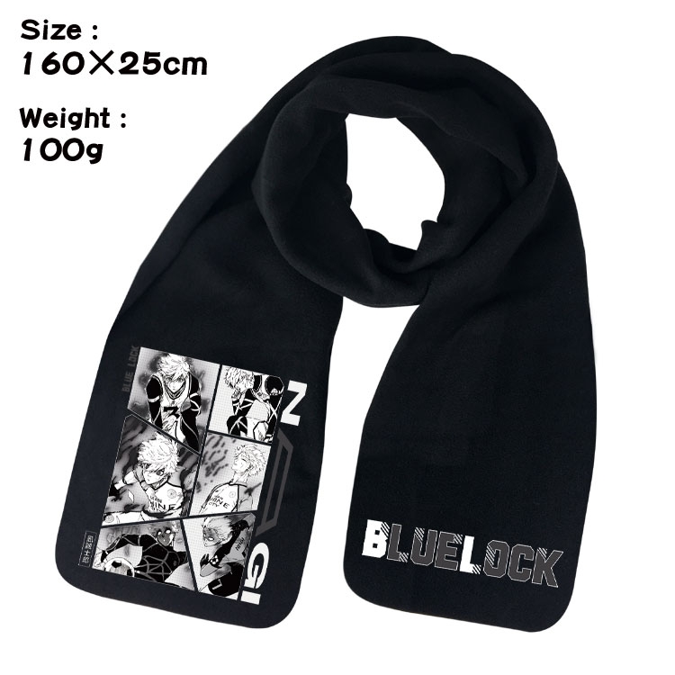 BLUE LOCK Anime full color high-quality fleece scarf 160X25CM