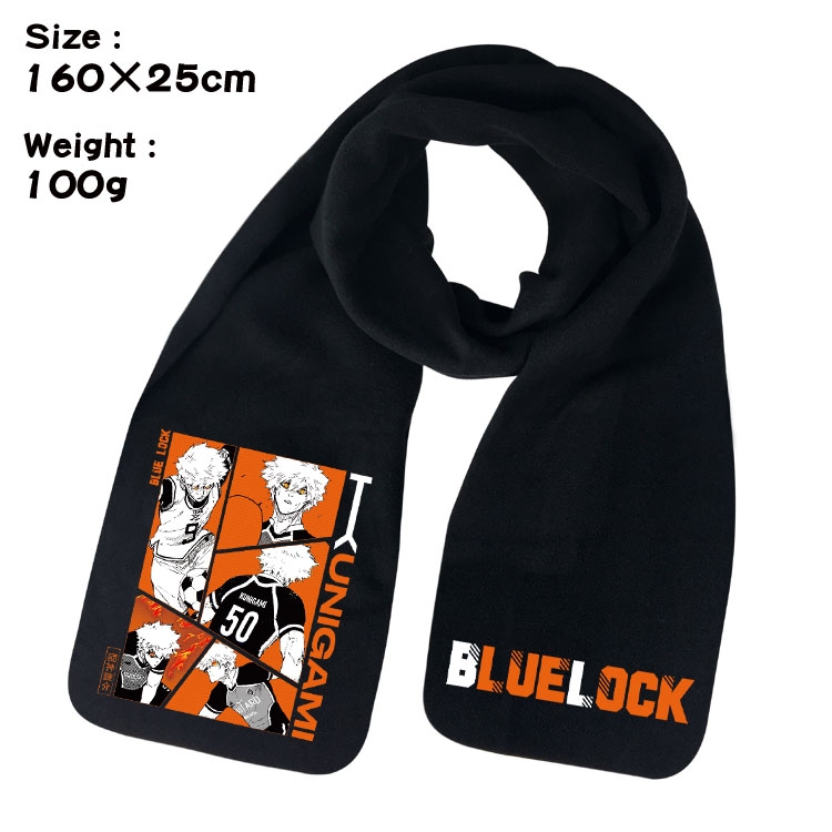 BLUE LOCK Anime full color high-quality fleece scarf 160X25CM