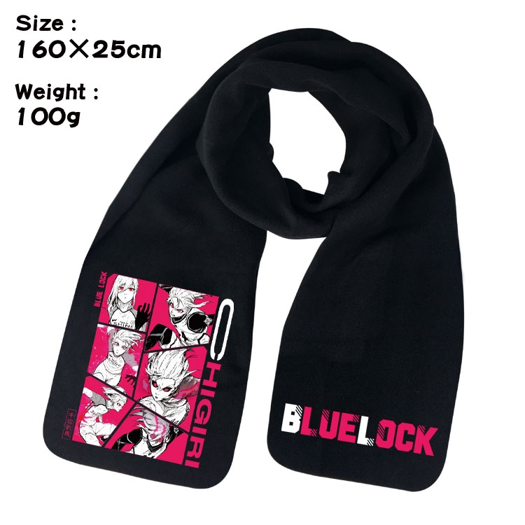 BLUE LOCK Anime full color high-quality fleece scarf 160X25CM