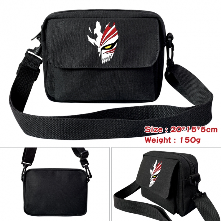Bleach Anime peripheral canvas small shoulder bag 20x15x5cm 150g